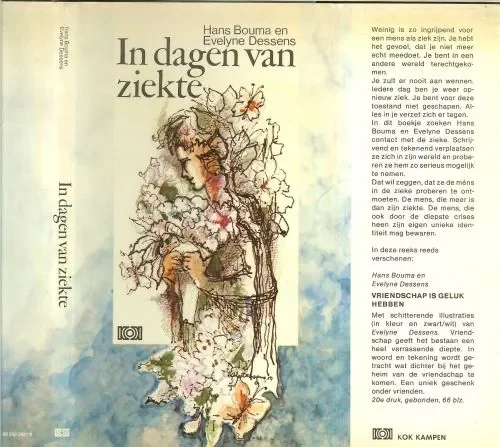 In dagen van ziekte van Hans Bouma en Evelyne Dessens illustraties met Omslag ontwerp Bart Oost Beste Prijs