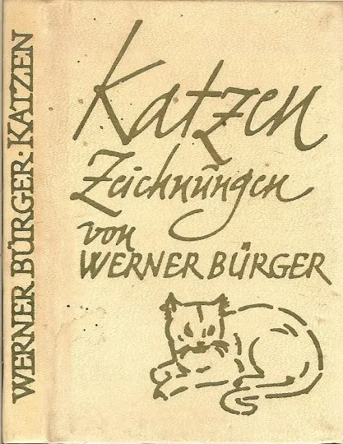 Weekendaanbieding Katzen .. Zeichnungen von Werner Bürger