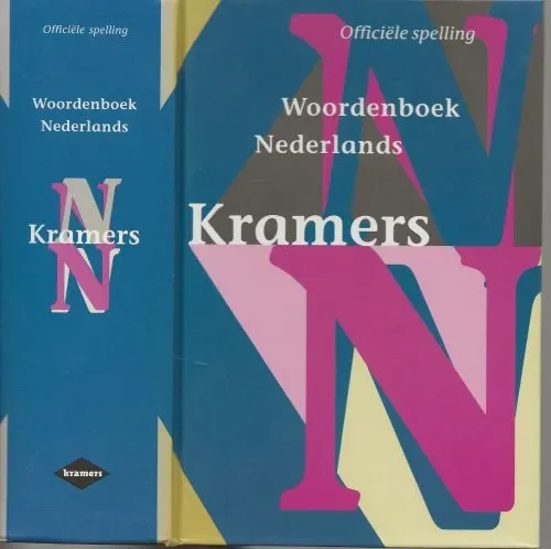 Kramers woordenboek Nederlands Officiele spelling Drs. H. Coenders Redactie Algemene leider Vermeer, P.S. Eindredactie E.J. Schouten Gecertificeerd