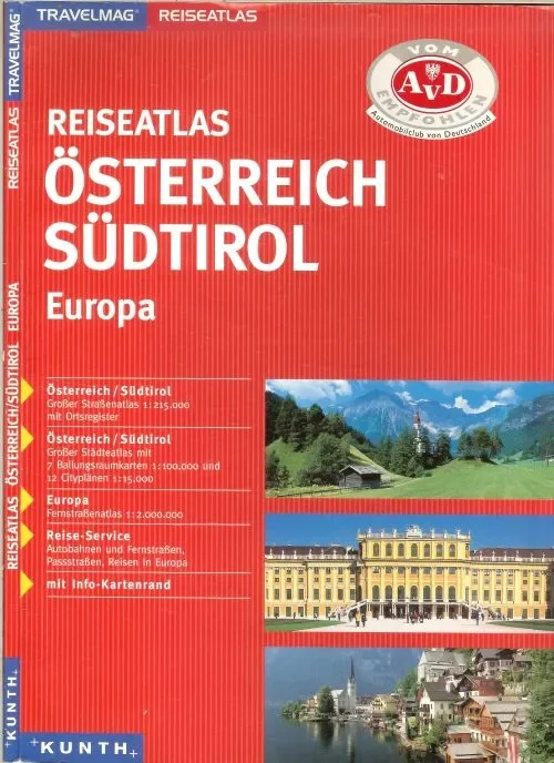 Must-Have KUNTH Reisekarte Österreich, Südtirol 1 : 300