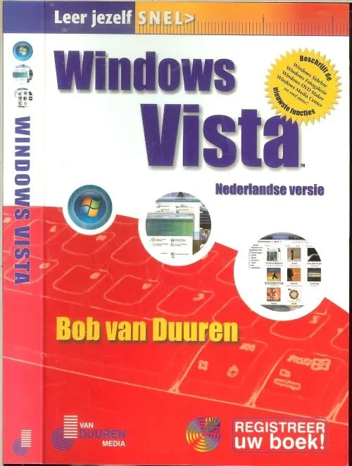 Bestel Nu Leer jezelf SNEL Windows Vista .. beschrijft de nieuwste functies .. Windows sidebar, fotogalerie, DVD maker, media center en nog veel meer