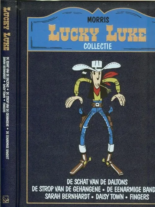 Lucky Luke Collectie De schat van de Daltons , De strop van de Gehangen De eenarmige Bandiet met Sarah Bernhardt en Daisy Town en Fingers Koop Online