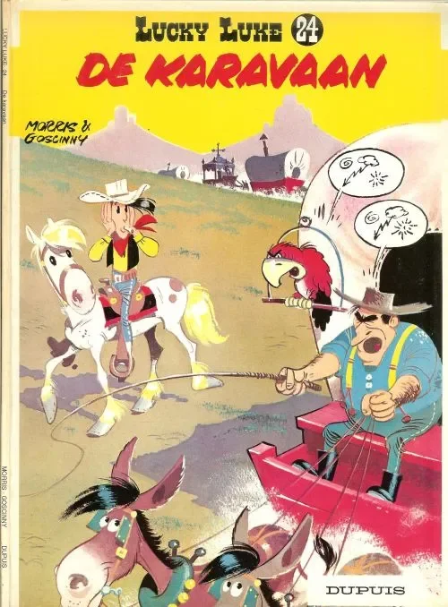 Speciale Aanbieding Lucky Luke Deel 24. De Karavaan Morris Tekeningen en Scenario van Rene Goscinny