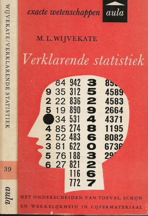 Favoriet M.L. Wijvekate,Het onderscheiden van toeval schijn en werkelijkheid i cijfermateriaalVerklarende statistiek en exacte wetenschappen