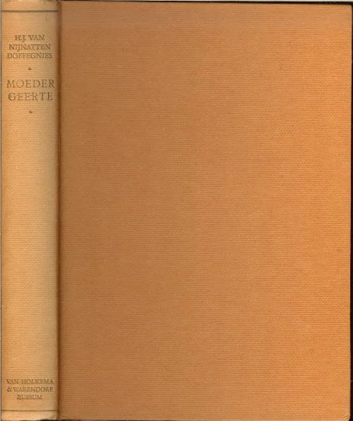Merkproduct Moeder Geerte Nijnatten – Doffegnies, H.J. Omslag Karel Thole