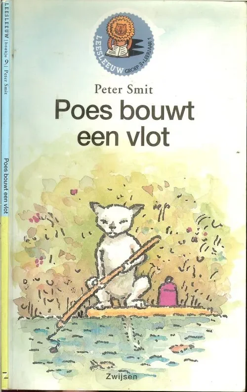 Tijdelijk Beschikbaar Poes bouwt een Vlot.Smit, Peter – tekeningen Margriet Heymans