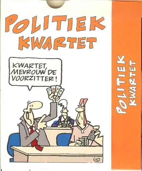 Politiek kwartet met 44 unieke spotprenten van bekende cartoonisten Korting