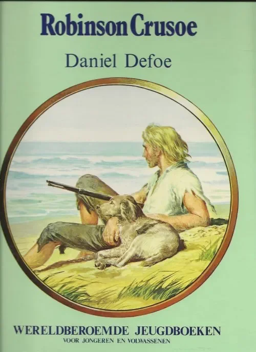 Robinson Crusoe Daniel Defoe (1660 – 24 april 1731), geboren als Daniel Foe, illustraties van sani Merkproduct
