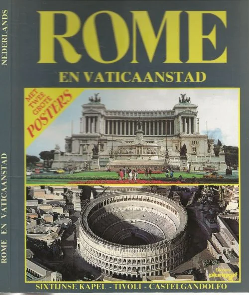 Goedkoop Rome en Vaticaanstad Voorpagina Foto’s Sixtijnse Kapel en Tivoliu Castelgandolfo Cinzia Valigi Met twee Grote Posters
