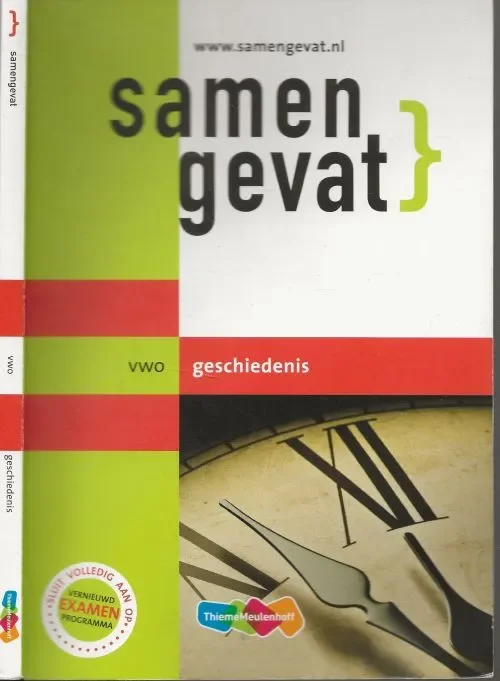 Uitverkoop Samengevat – Geschiedenis Vwo Yvonne, Bouw en Ruud Seriese,