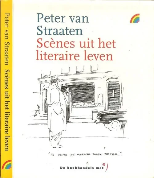 Scenes uit het literaire leven .. omvat een groot aantal van zijn eerder in vrij nederland verschenen tekeningen waarin Van Straaten met spottende blik naar de wereld van schrijvers, uitgeverijen, recensenten en boekhandels kijkt Aanbieding