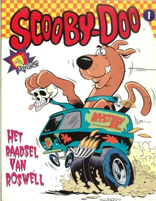 Scooby Doo 1 Het raadsel van Roswell Hanna-Babara Vertaald door Piet Zeeman Lettering Studio Meini Favoriet
