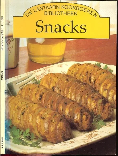 Snacks Kookboeken bibliotheek de Lantaarn Jan van Gestel .. Redactie-assistente Marja Stoepman Hoge Kwaliteit