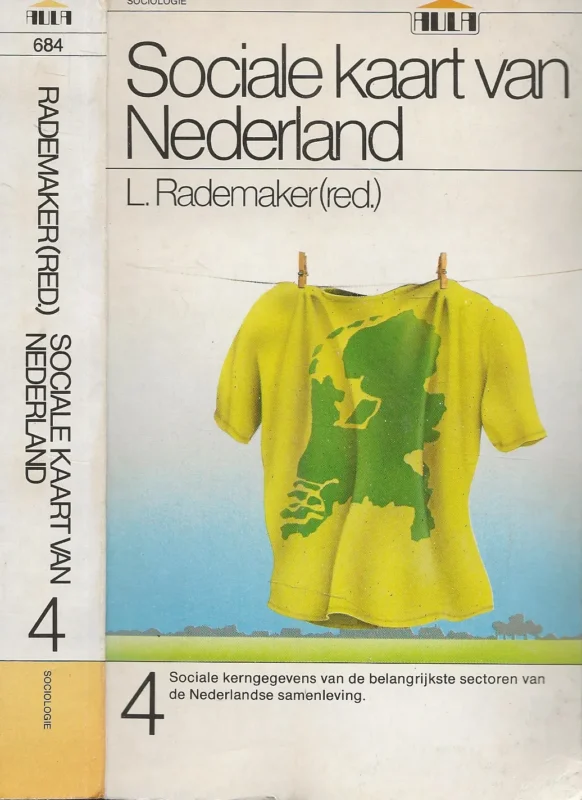 Sociale kaart van Nederland Deel 4 Rademaker, L. (Redactie.) Illustratie omslag John Verberk Merkproduct