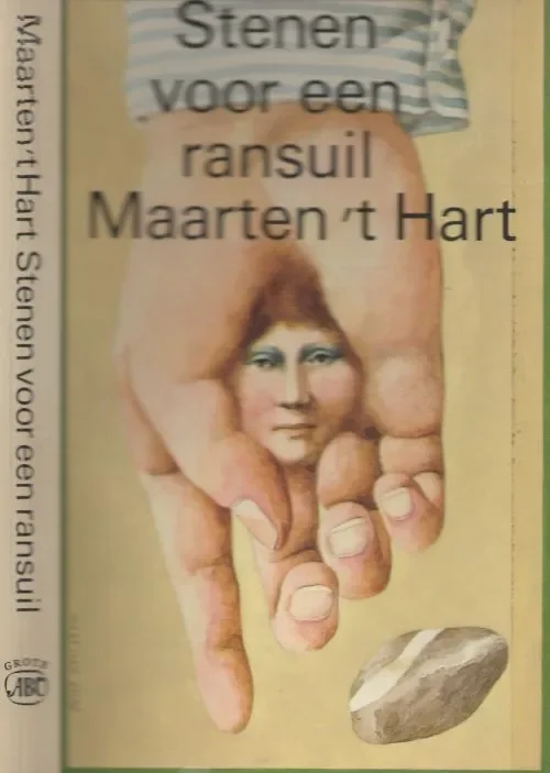 Korting Stenen voor een Ransuil Hart, Maarten ’t werd op 25 november 1944 geboren te Maassluis. Omslag Friso Henstra