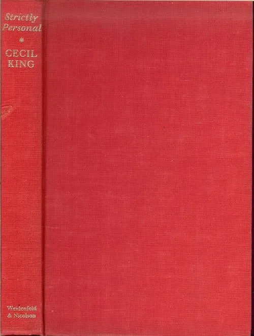 Strictly Personal .. Memoirs Cecil H. King Koopje