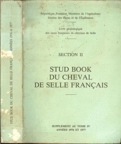 Koop Online Stud-Book du cheval de selle français.Supplement Au Tome IV : 1976-1977.