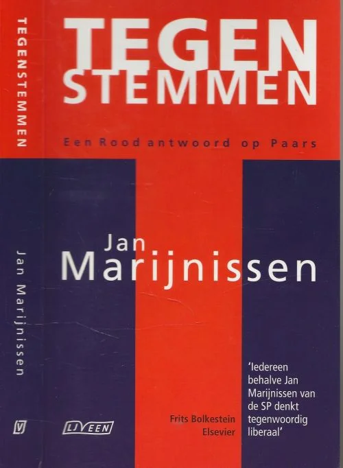 Direct Verzonden Tegenstemmen Jan Marijnissen Foto omslag Govert de Roos Omslagontwerp Liesbeth Hoogenboom