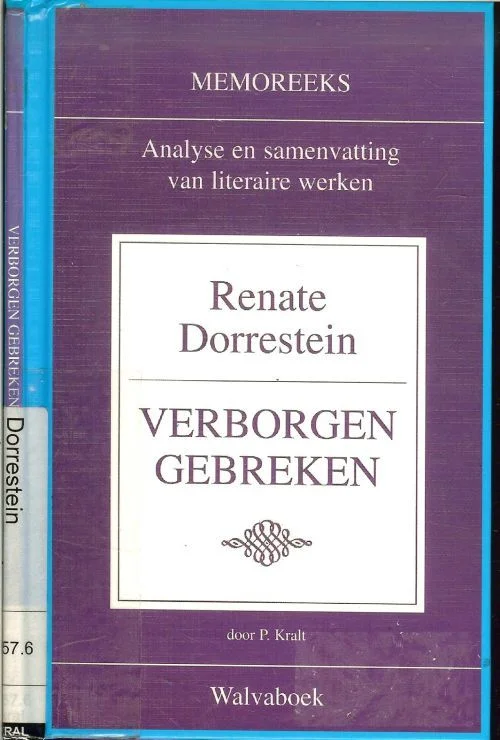 Verborgen gebreken Dorrestein, Renate De Memoreeks staat onder redactie van Jan Heerze Korting