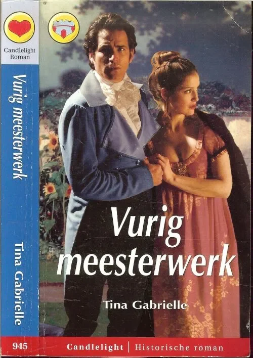 Vurig Meesterwerk Candlelight Historische roman 945 Gabrielle Tina Vertaling Translance Erica Magielse Direct Beschikbaar