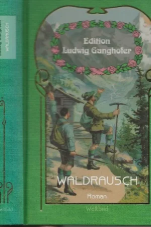 Waldrausch Vollständige Ausgabe Roman Welt bild Ludwig Ganghofer [ Edition] en Umslagentgestaltung Agentur Zero GmbH te Munchen Rechtstreeks Van De Fabrikant