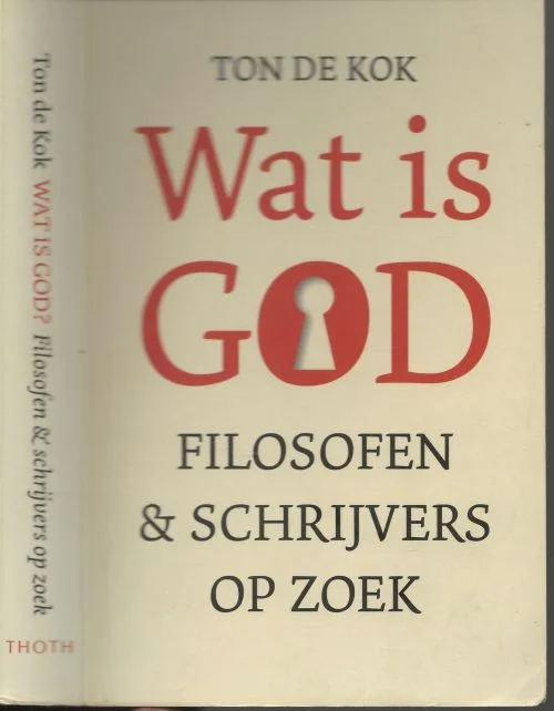 Fabrieksprijs Wat is God / filosofen en schrijvers op zoek Ton de Kok, Vormgeving binnenwerk Joost van de Woestijne te Utrecht