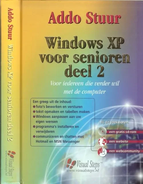 Fabrieksprijs Windows XP voor senioren Deel 2 Stuur, A. Omslagontwerp Studio Willemien Haagsma