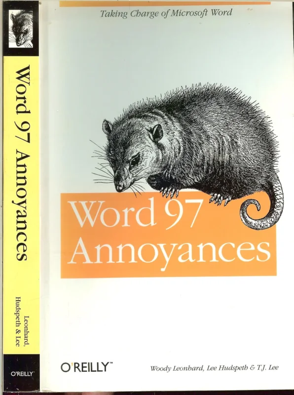 Populair WORD 97 ANNOYANCES * taking charge of microsoft word * FIRST EDITION * August 1997