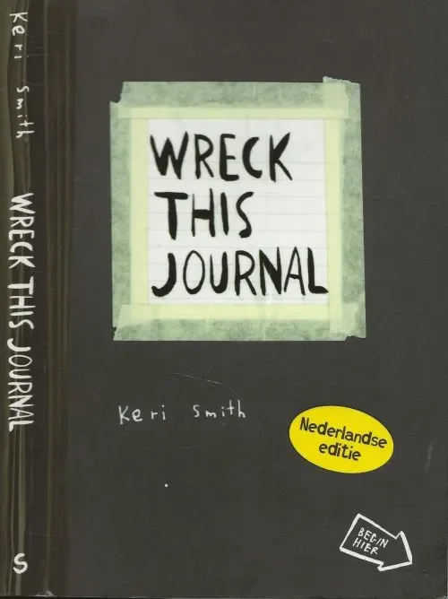 Wreck this journal / Nederlandse editie (zwart) Creeren is vernietigen van Keri Smith Merkproduct