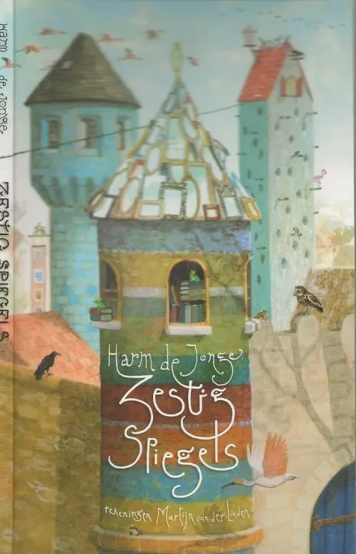 Weekendaanbieding Zestig spiegels – Kinderboekenweekgeschenk 2014 Harm de Jonge Illustrator Martijn van der Linder