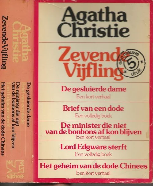 Voordeelprijs Zevende Agatha Christie Vijfling Agatha Cristie . Vertaling S.F.Des Tombe