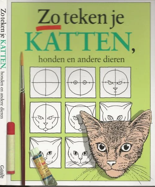 Zo teken je katten, honden en andere dieren Jane Robertson, Tekst van Sue Pinkus Speciale Aanbieding