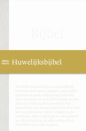 Nu Kopen Huwelijksbijbel Nbv21
