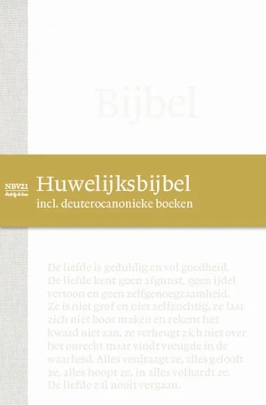 Huwelijksbijbel Nbv21 Incl. Deut. Boeken Fabrieksprijs