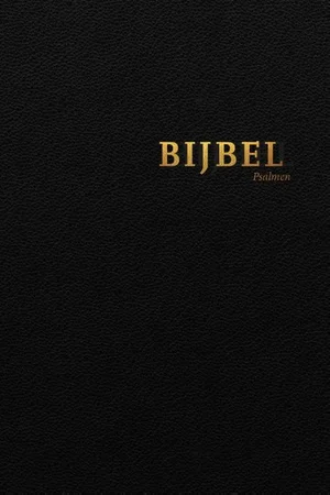 Gecertificeerd Bijbel Hsv Psalmen Index Zwart 12x18cm