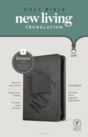 Express Levering Nlt - Compact Zipper Bible