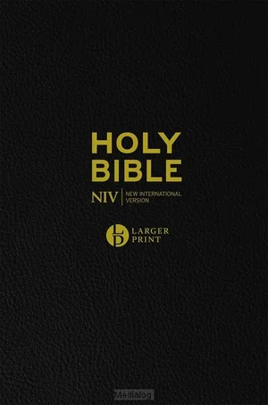 Niv - Larger Print Bible Superprijs