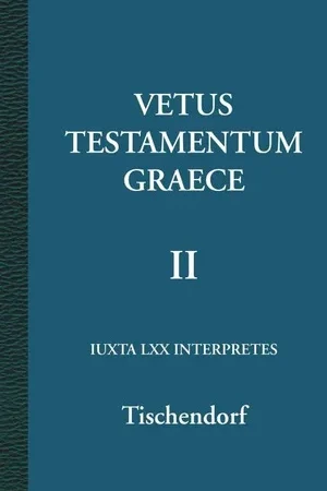 2 Vetus Testamentum Graece Bestseller