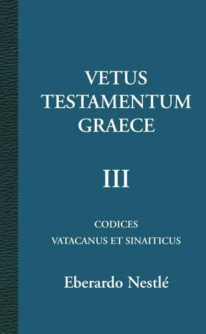 Voordeelprijs 3 Vetus Testamentum Graece