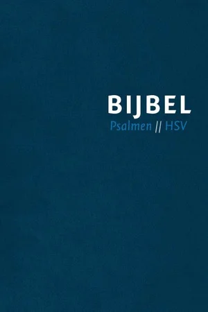 Direct Verzonden Bijbel Hsv Met Psalmen Blauw Leer