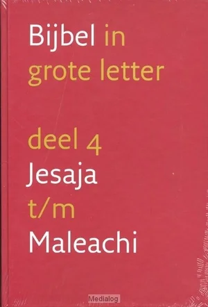 Grote Letterbijbel Nbv 4 Jesaja-maleachi Premium