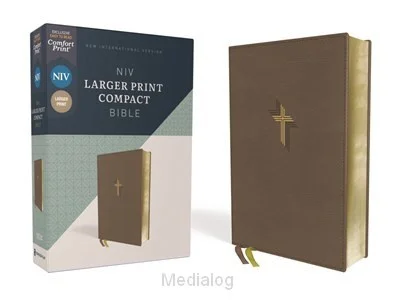 Niv - Larger Print Compact Bible Gratis Verzending