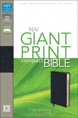 Niv Giant Print Compact Bible Black Shop Nu