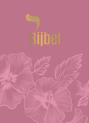 Lage Kosten Roodletterbijbel Design Bloemen