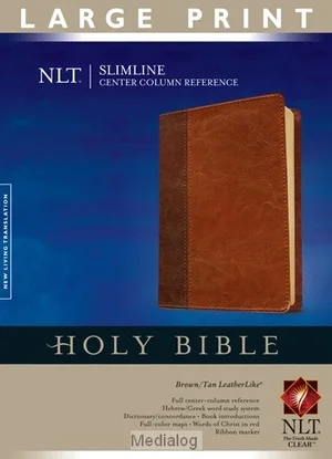 Weekendaanbieding Nlt - Sliml. Ref. Bible - Index Brown Ta