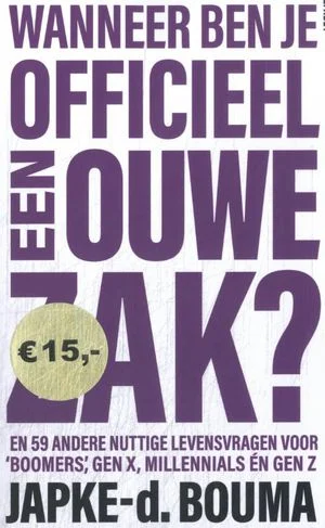 Fabrieksprijs Wanneer ben je officieel een ouwe zak?