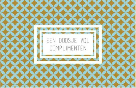 Doosje Vol Complimenten Gratis Retour
