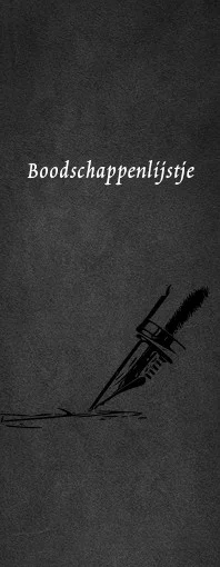 Beperkte Voorraad Boodschappenlijstje Femke