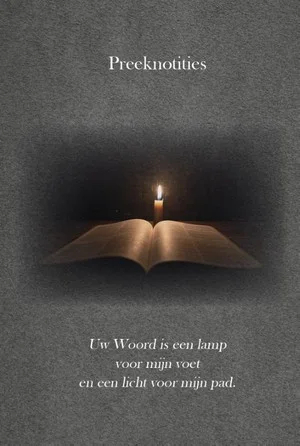 Uitverkoop Preeknotities Een Licht Op Mijn Pad