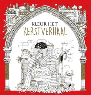 Kleur Het Kerstverhaal (set Van 10 Ex.) Lage Kosten